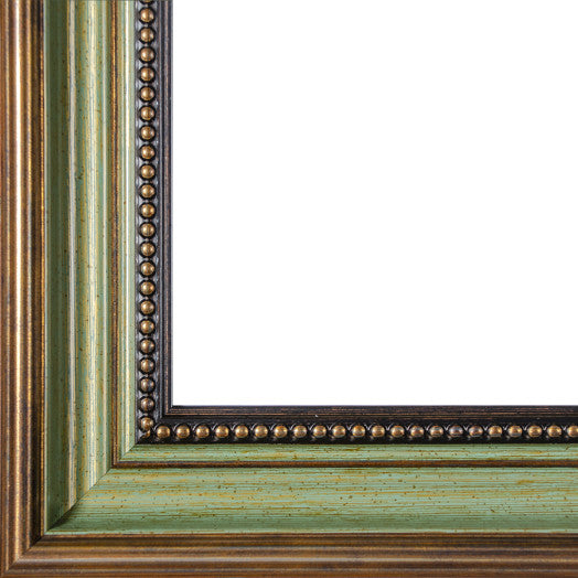 Emerald & Gold Ash Wood Picture Frame