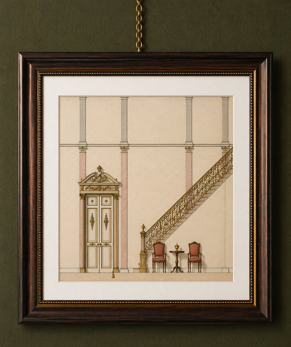 Bespoke Walnut Wood Gallery Frames