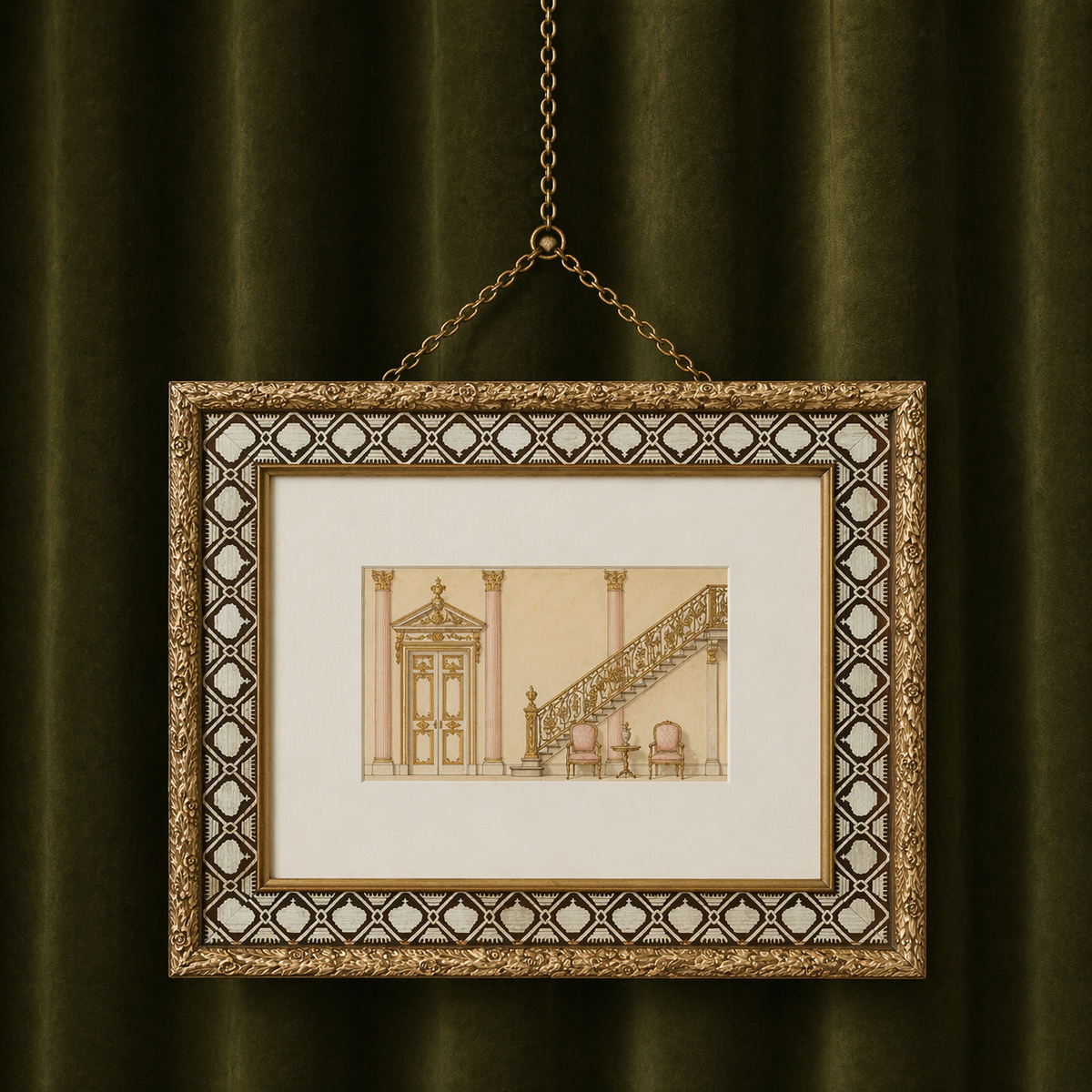 Bespoke Walnut Wood Gallery Frames