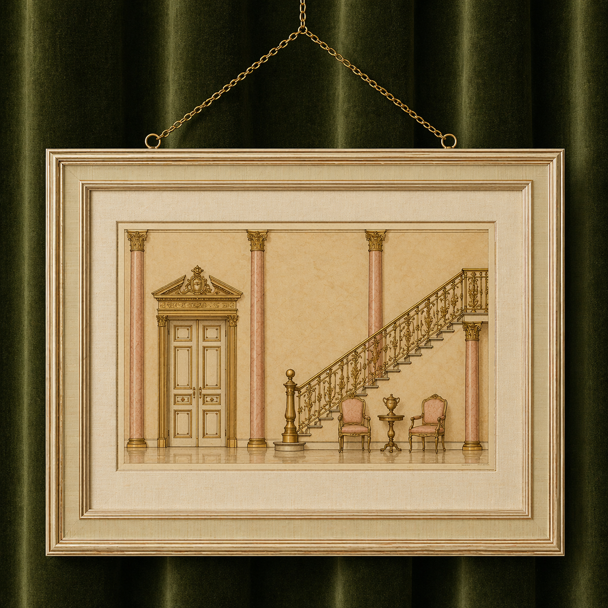 Bespoke Spruce Wood Frames – Pamela Gold Ornate Collection