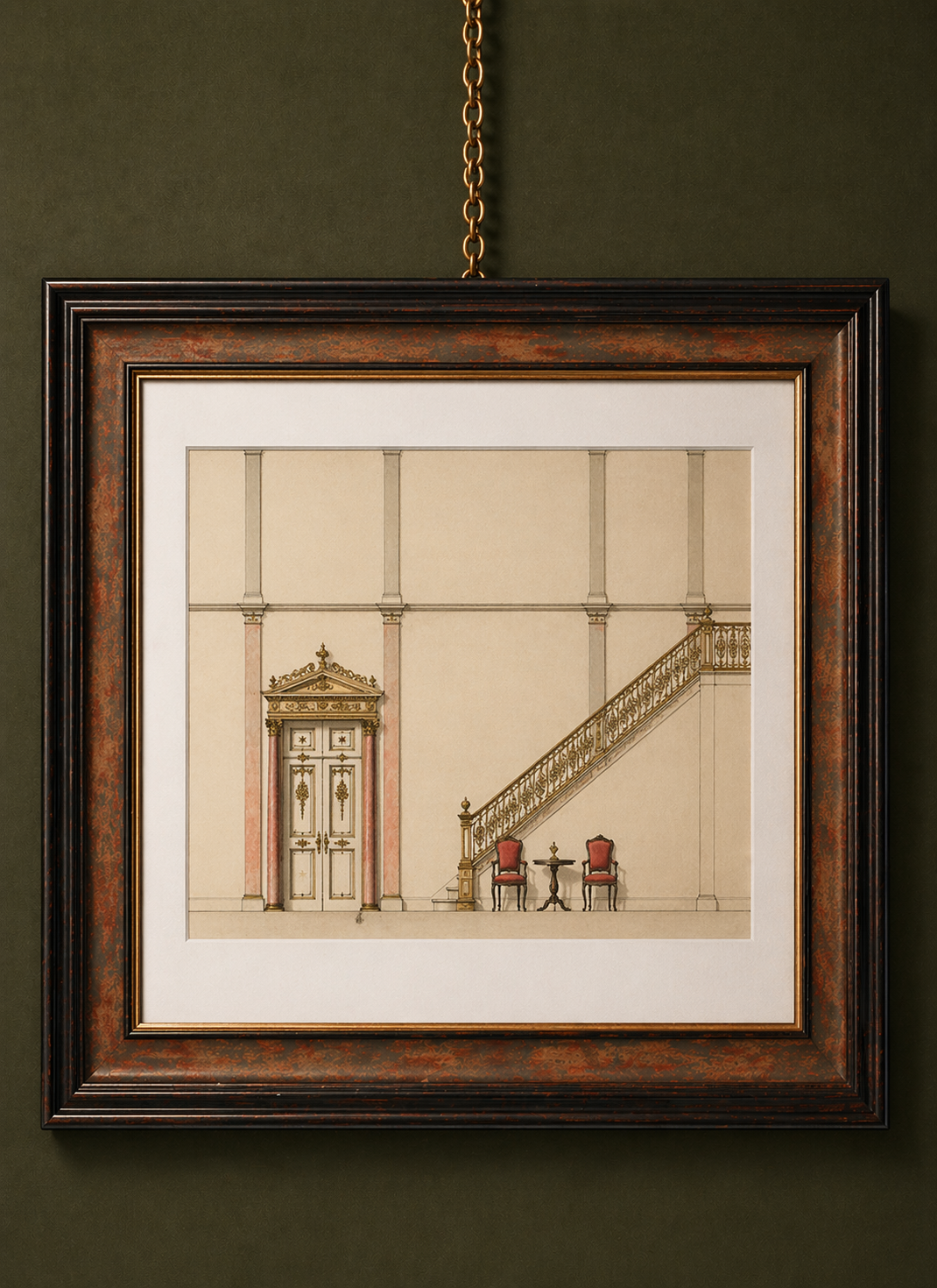 Bespoke Walnut Wood Gallery Frames
