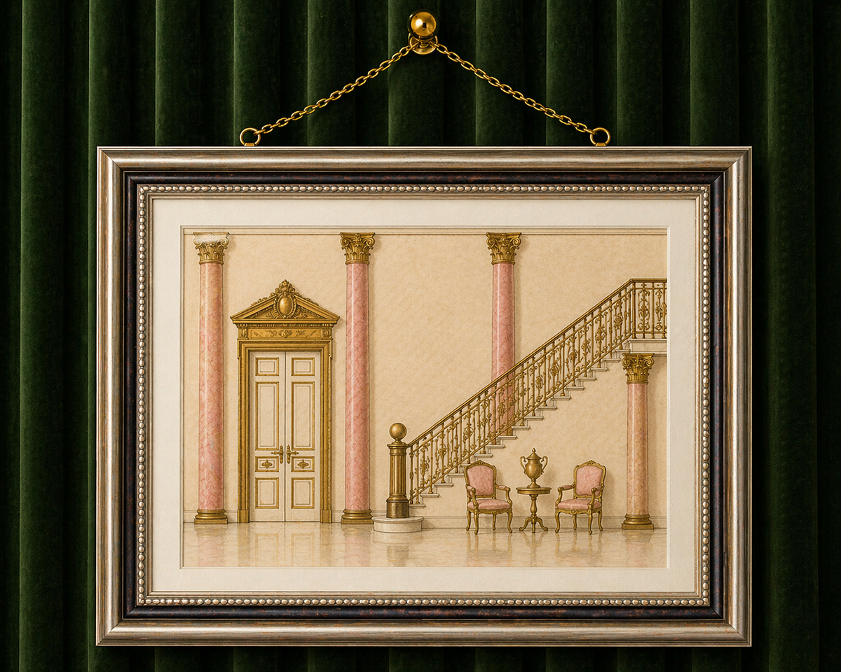 Bespoke Wenge Oak Wood Frames – Doris Grand Gallery Collection